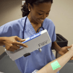 aparelho para coleta de sangue