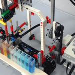 robô LEGO Mindstorms laboratório para alunos