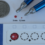 sangue seco em papel de filtro amostra viável por anos