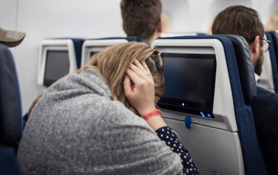 Dor no ouvido durante voo