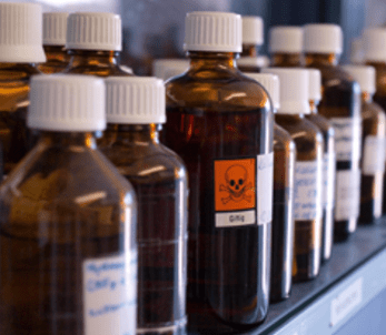 laboratório reagentes