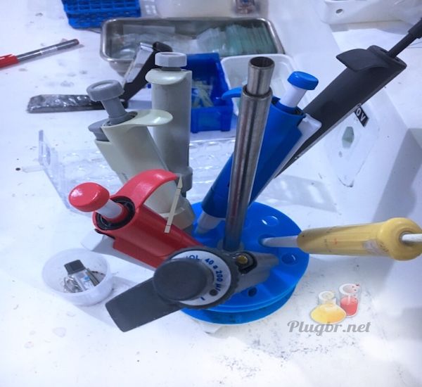 Teste laboratorial exames de sangue